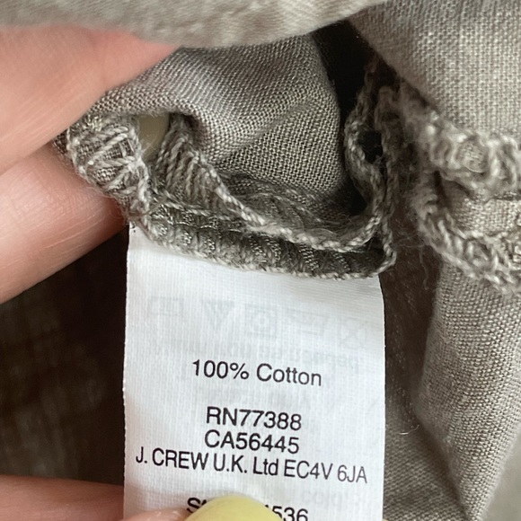 Madewell army green button down utility shirt - Picture 5 of 5